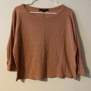 XXI Cropped Beige Sweater (Medium)
